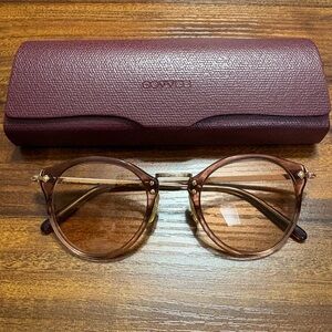 Oliver Peoples 18k Rose Gold Plated Sunglasses